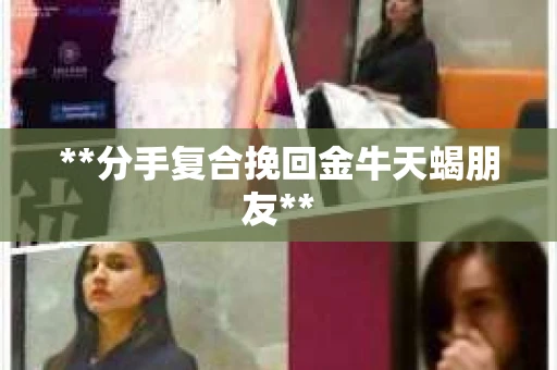 **分手复合挽回金牛天蝎朋友**