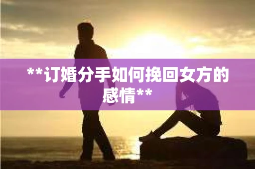 **订婚分手如何挽回女方的感情**