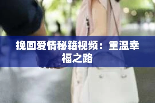 挽回爱情秘籍视频：重温幸福之路