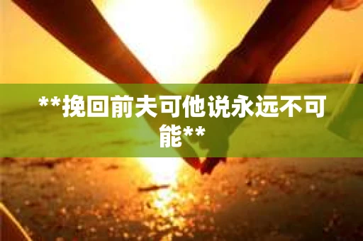**挽回前夫可他说永远不可能**