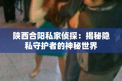 陕西合阳私家侦探：揭秘隐私守护者的神秘世界