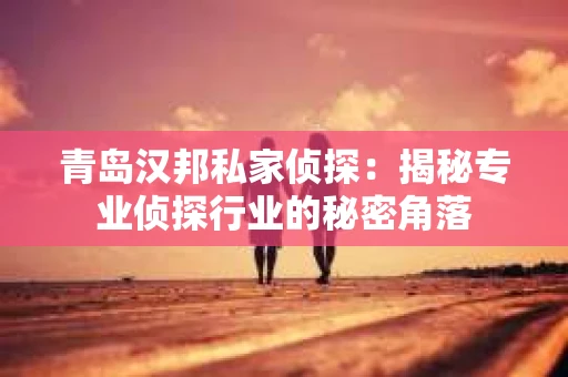 青岛汉邦私家侦探：揭秘专业侦探行业的秘密角落