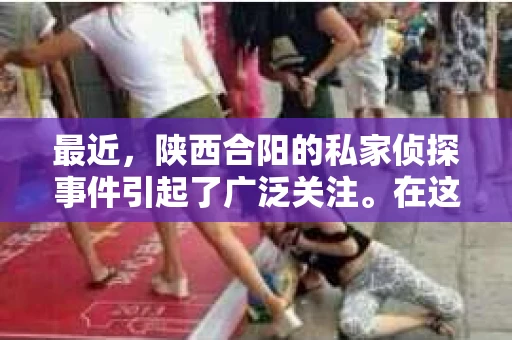 最近，陕西合阳的私家侦探事件引起了广泛关注。在这个信息爆炸的时代，隐私保护显得尤为重要。今天，我们就来聊聊这个事件，看看它背后的一些故事。