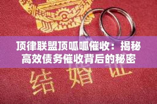 顶律联盟顶呱呱催收：揭秘高效债务催收背后的秘密