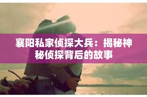 襄阳私家侦探大兵：揭秘神秘侦探背后的故事