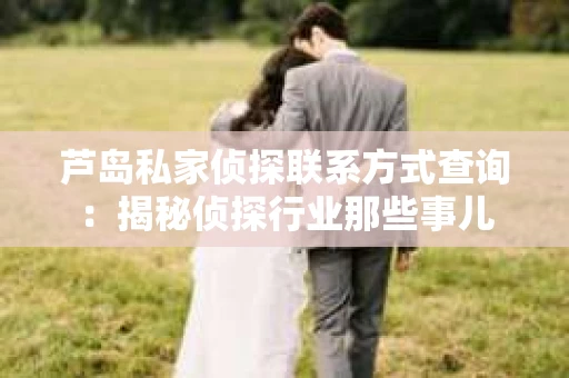 芦岛私家侦探联系方式查询：揭秘侦探行业那些事儿