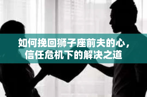 如何挽回狮子座前夫的心，信任危机下的解决之道