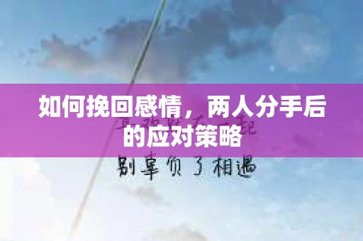 如何挽回感情,两人分手后的应对策略 如何挽回感情,两人分手后的应对策略
