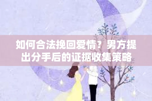 如何合法挽回爱情？男方提出分手后的证据收集策略