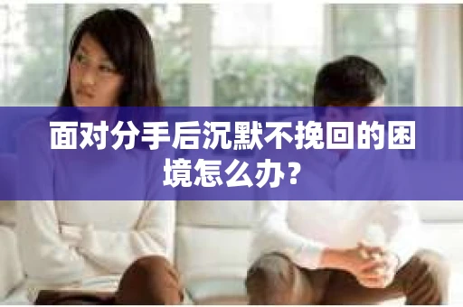 面对分手后沉默不挽回的困境怎么办？