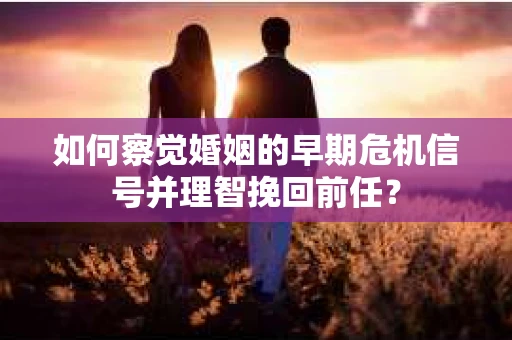 如何察觉婚姻的早期危机信号并理智挽回前任？